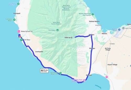 Iao Valley to Lahaina Iao Valley to Lahaina